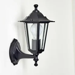 Applique murale d'extérieur Valtimo Noir, 1 lumière