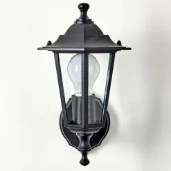 Applique murale d'extérieur Valtimo Noir, 1 lumière