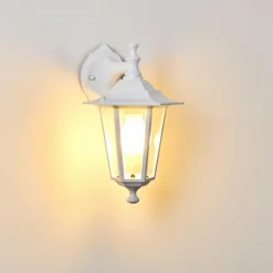 Applique murale d'extérieur Valtimo Blanc, 1 lumière