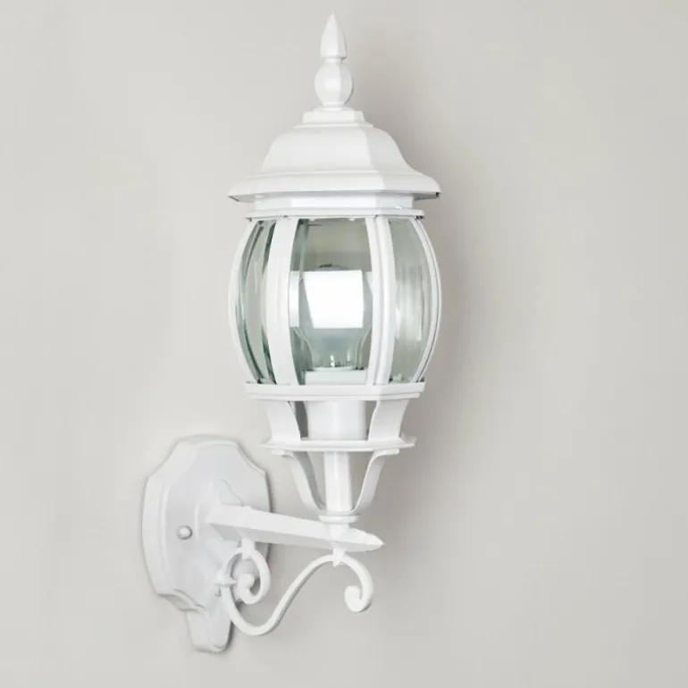 Applique murale d'extérieur Lentua Blanc, 1 lumière