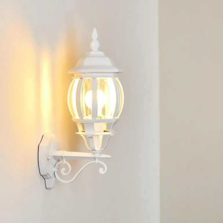Applique murale d'extérieur Lentua Blanc, 1 lumière