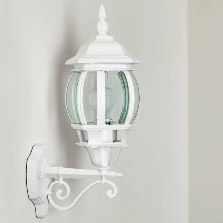 Applique murale d'extérieur Lentua Blanc, 1 lumière