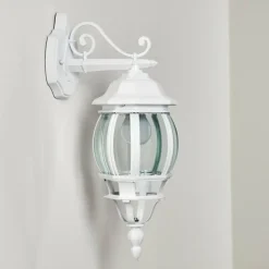 Applique murale d'extérieur Lentua Blanc, 1 lumière