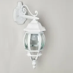 Applique murale d'extérieur Lentua Blanc, 1 lumière