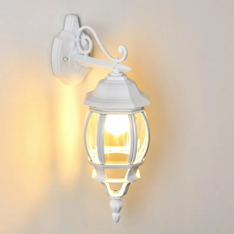 Applique murale d'extérieur Lentua Blanc, 1 lumière