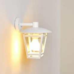 Applique murale d'extérieur Siera Blanc, 1 lumière