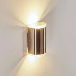 Applique murale d'extérieur Rumar LED Acier inoxydable, 1 lumière