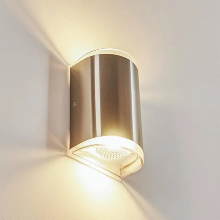Applique murale d'extérieur Rumar LED Acier inoxydable, 1 lumière