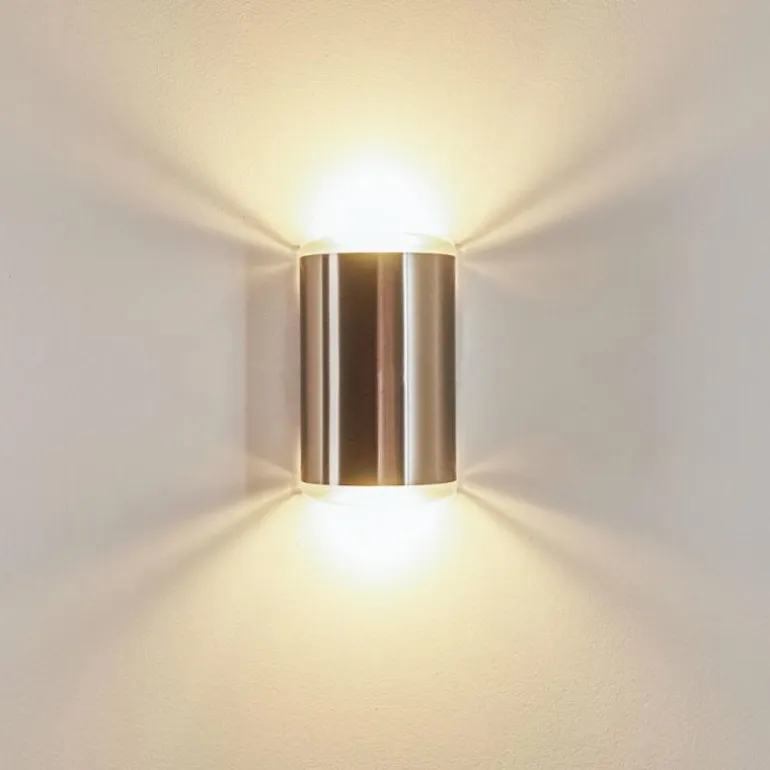 Applique murale d'extérieur Rumar LED Acier inoxydable, 1 lumière