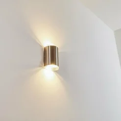 Applique murale d'extérieur Rumar LED Acier inoxydable, 1 lumière