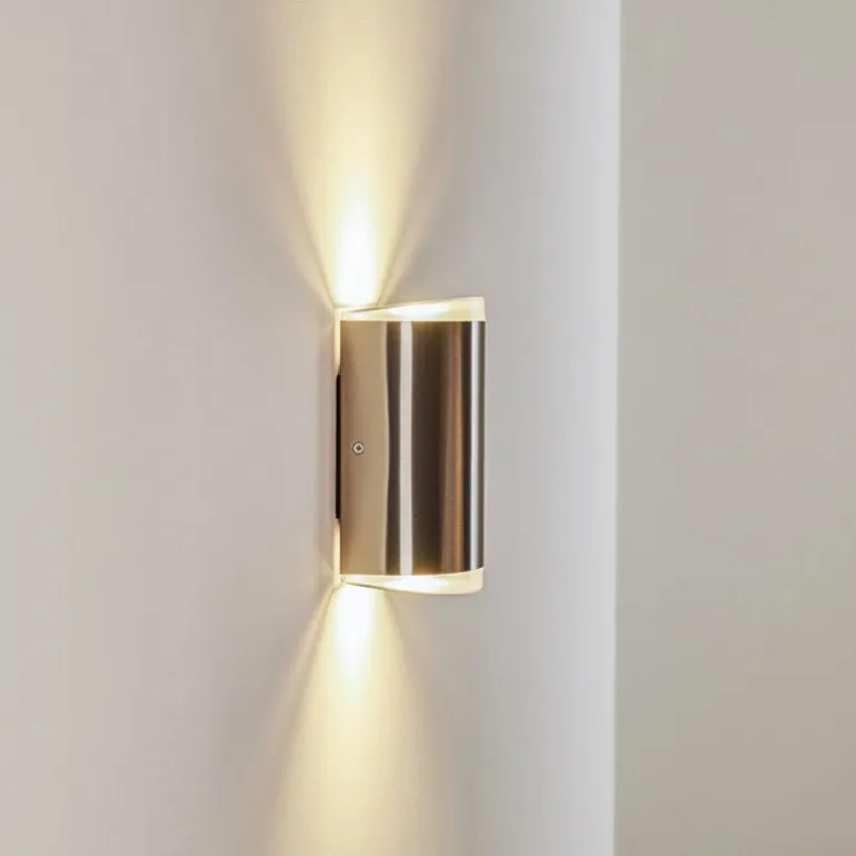 Applique murale d'extérieur Rumar LED Acier inoxydable, 1 lumière
