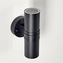 Applique murale d'extérieur Satava LED Noir, 2 lumières