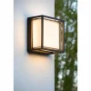Applique murale d'extérieur Lucide SINGA LED Noir, 1 lumière