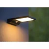 Applique murale d'extérieur Lucide BASIC LED Noir, 1 lumière, Détecteur de mouvement