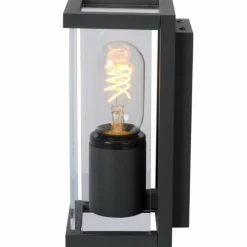 Applique murale d'extérieur Lucide CLAIRE MINI Noir, 1 lumière