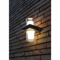 Applique murale d'extérieur Lutec Mito LED Anthracite, 1 lumière