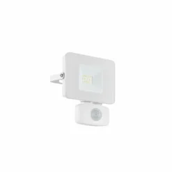 Applique murale d'extérieur Eglo FAEDO LED Blanc, 1 lumière, Détecteur de mouvement