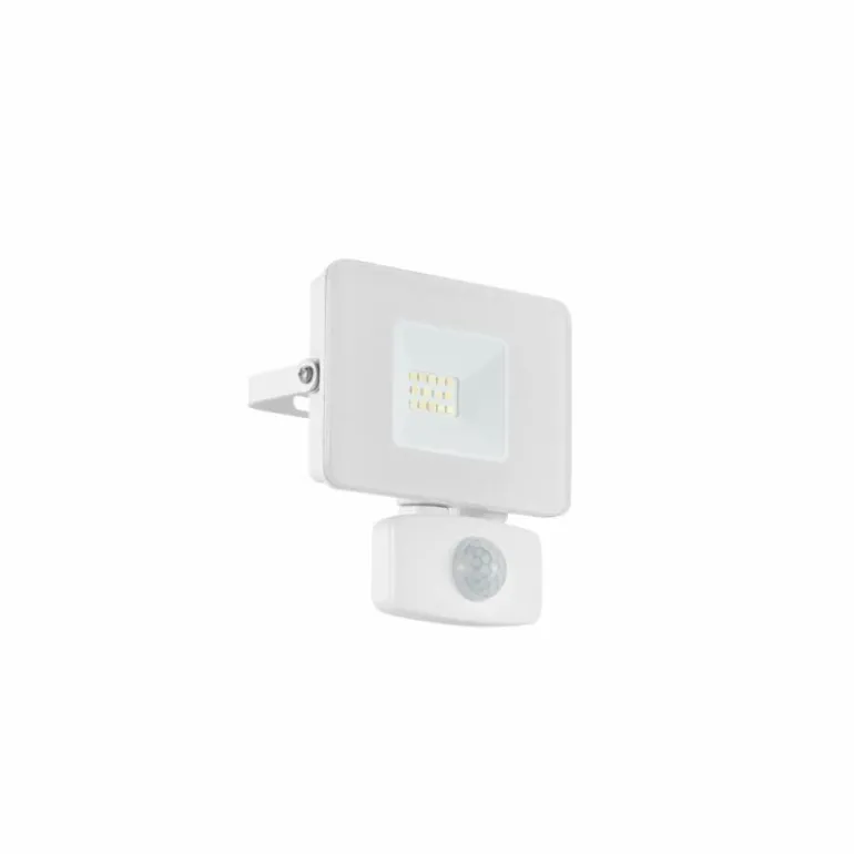 Applique murale d'extérieur Eglo FAEDO LED Blanc, 1 lumière, Détecteur de mouvement
