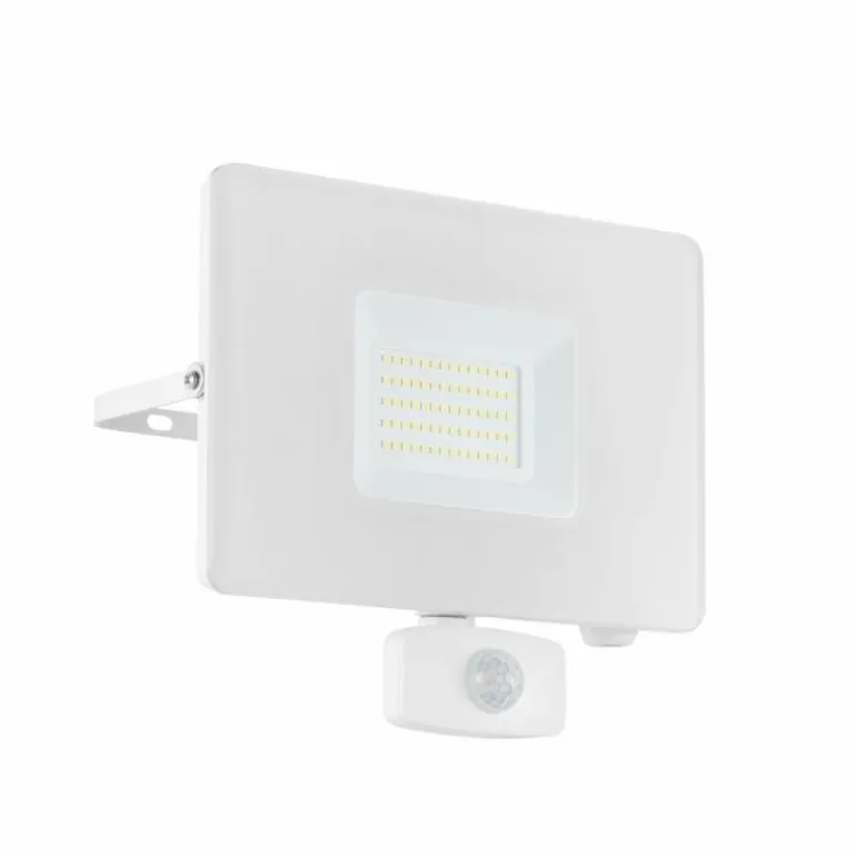 Applique murale d'extérieur Eglo FAEDO LED Blanc, 1 lumière, Détecteur de mouvement