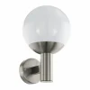 Applique murale d'extérieur Eglo Connect NISIA LED Acier inoxydable, 1 lumière
