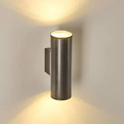 Applique murale d'extérieur Brachy LED Anthracite, 2 lumières