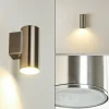 Applique murale d'extérieur Brachy LED Acier inoxydable, 1 lumière