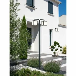 Applique murale d'extérieur Trio CUBANGO Anthracite, 1 lumière