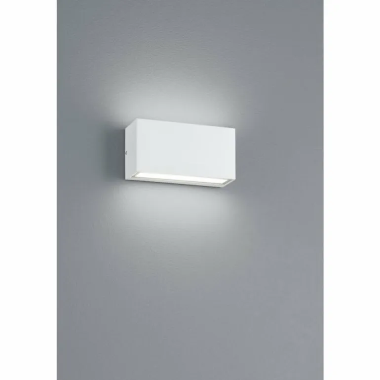Applique murale d'extérieur Trio TRENT LED Blanc, 1 lumière