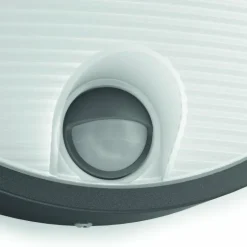 Applique murale d'extérieur Philips Capricorn LED Anthracite, 1 lumière, Détecteur de mouvement