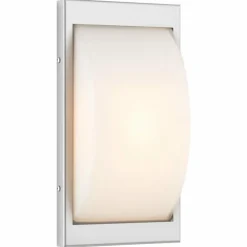 Applique murale d'extérieur LCD Emden Acier inoxydable, Détecteur de mouvement