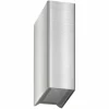 Applique murale d'extérieur LCD Lingen LED Acier inoxydable, 2 lumières