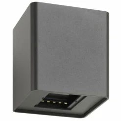 Applique murale d'extérieur LCD Siegen Gris, 2 lumières
