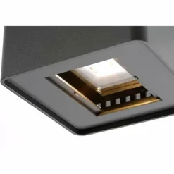 Applique murale d'extérieur LCD Siegen Gris, 2 lumières