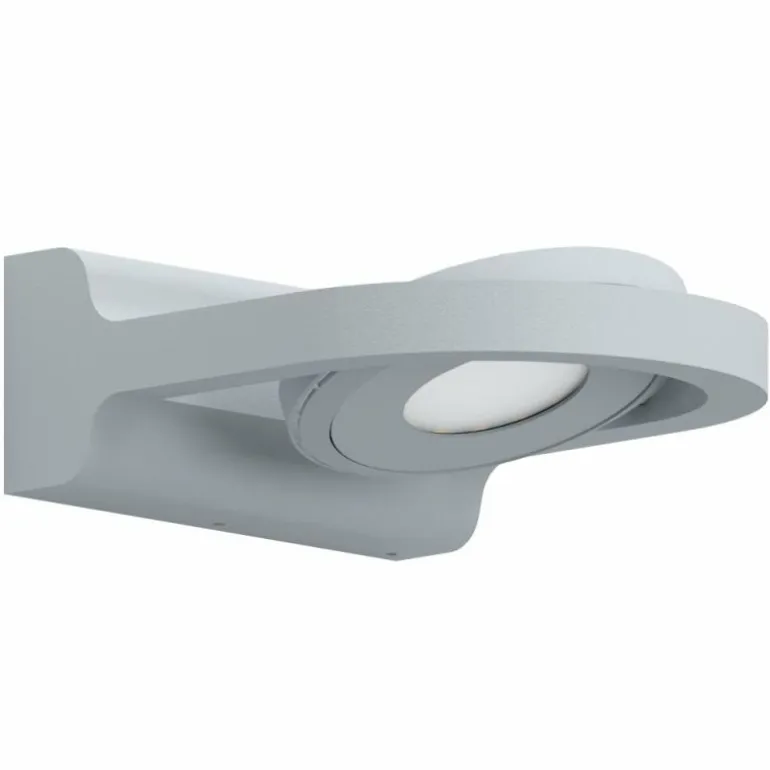 Applique murale d'extérieur Eglo ROALES LED Argenté, 1 lumière