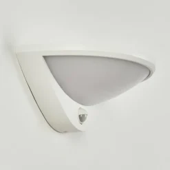 Applique murale d'extérieur Carano LED Blanc, 1 lumière, Détecteur de mouvement