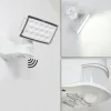 Applique murale d'extérieur Loit LED Blanc, 1 lumière, Détecteur de mouvement