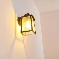 Applique murale d'extérieur Trosa Noir, 1 lumière