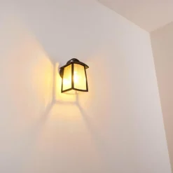 Applique murale d'extérieur Trosa Noir, 1 lumière