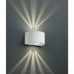 Applique murale d'extérieur Reality ROSARIO LED Blanc, 2 lumières