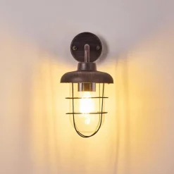 Applique murale d'extérieur Valto Rouille, 1 lumière