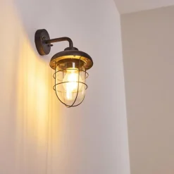 Applique murale d'extérieur Valto Rouille, 1 lumière