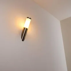 Applique murale d'extérieur Norburg Acier inoxydable, 1 lumière
