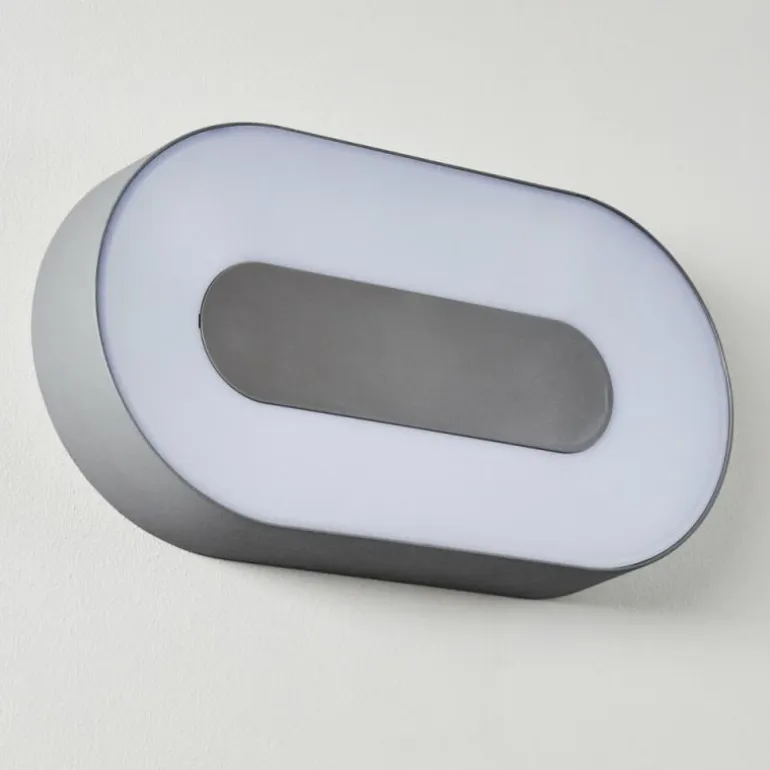 Applique murale d'extérieur Felsted LED Argenté, 1 lumière