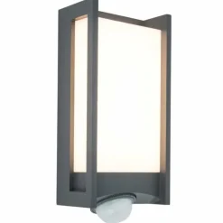 Applique murale d'extérieur Lutec QUBO LED Anthracite, 1 lumière