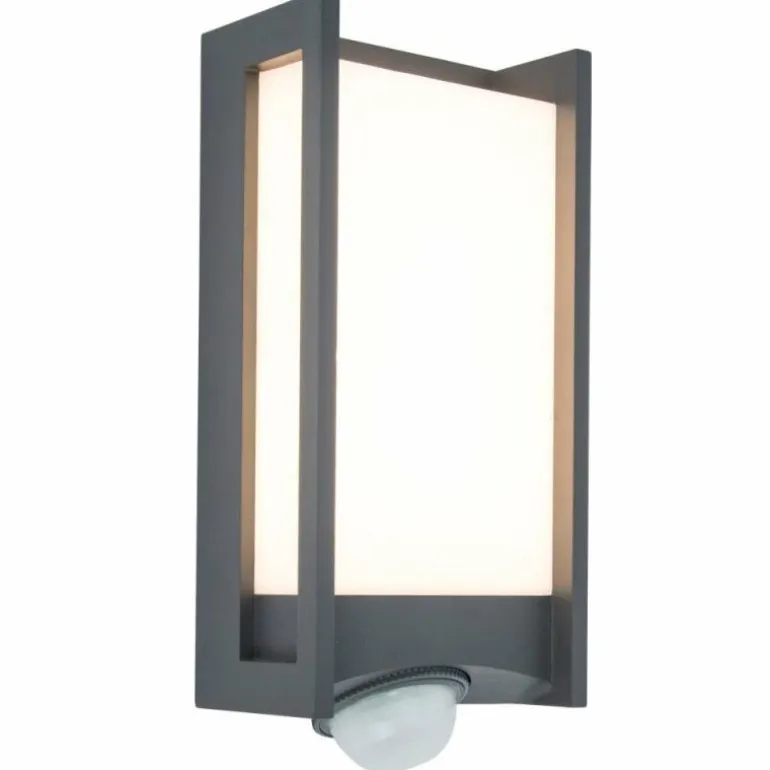 Applique murale d'extérieur Lutec QUBO LED Anthracite, 1 lumière