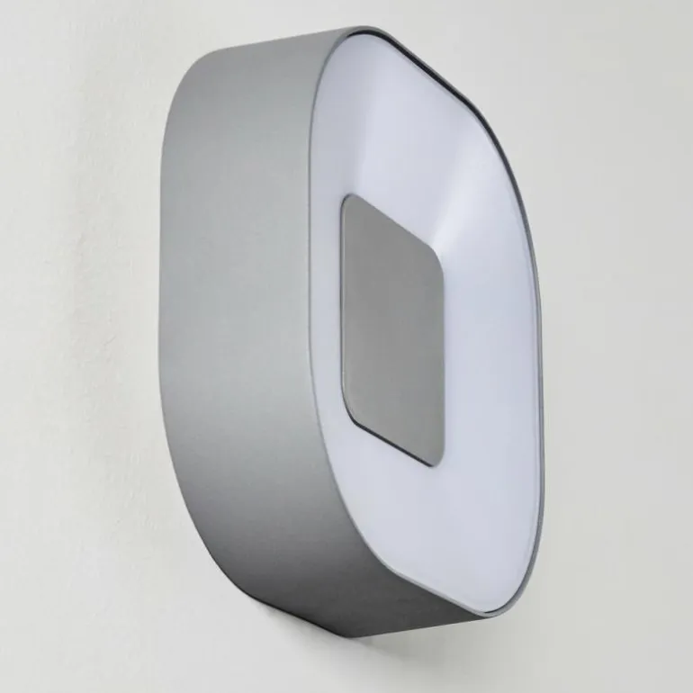 Applique murale d'extérieur Feldsted LED Argenté, 1 lumière