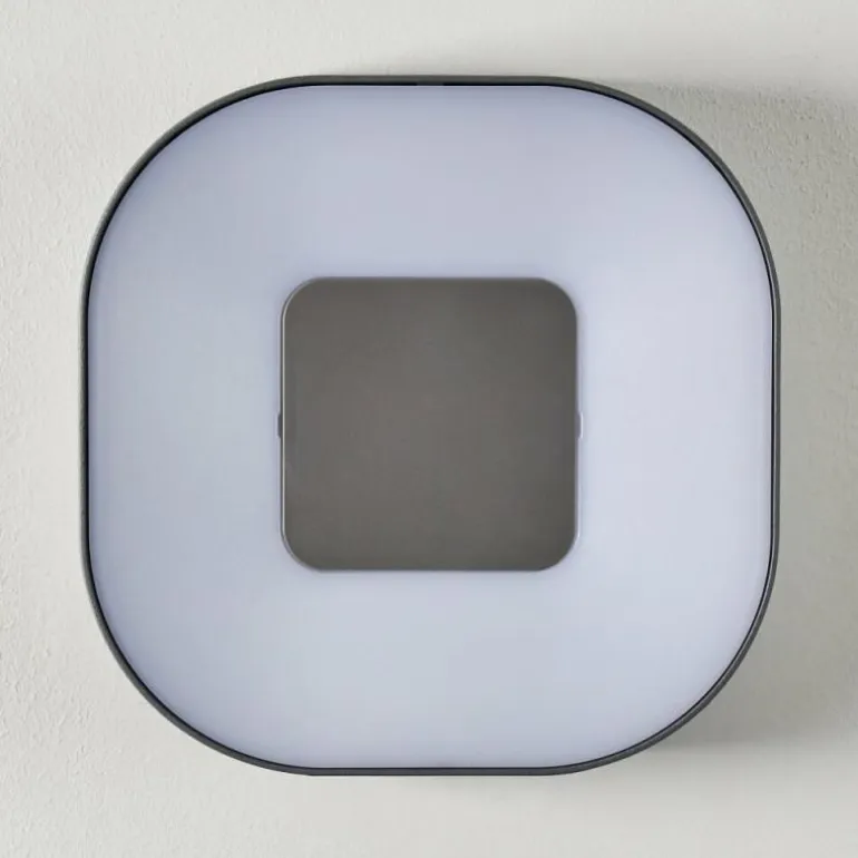 Applique murale d'extérieur Feldsted LED Argenté, 1 lumière