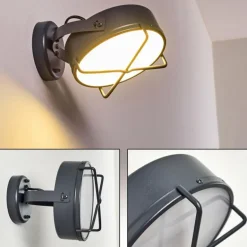 Applique murale d'extérieur Gotter LED Anthracite, 1 lumière