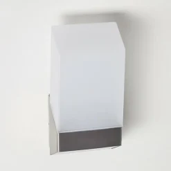 Applique murale d'extérieur Clear LED Nickel mat, 1 lumière