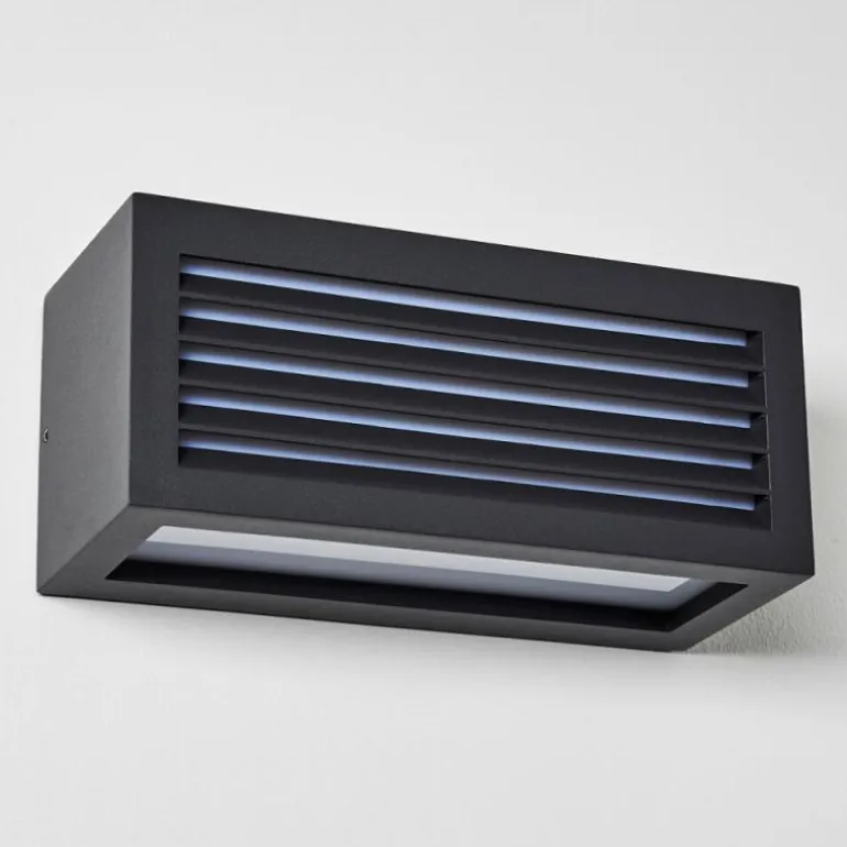 Applique murale d'extérieur Naldmadebro Anthracite, 1 lumière